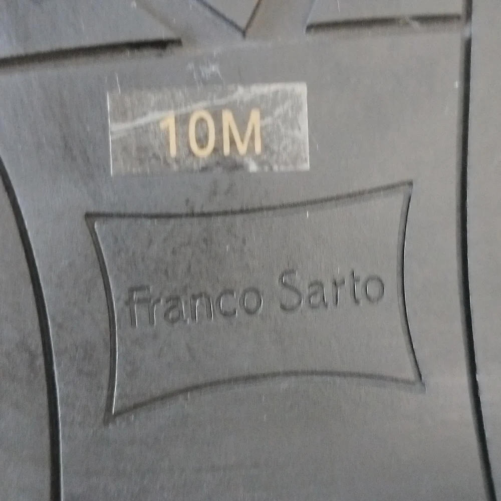 Franco Sarto Size 10 Black Leather Brood Chelsea Boots - Picture 10 of 11